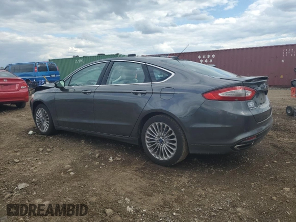 2016 Ford Fusion Titanium with VIN 3FA6P0K91GR149132, listed as a Copart auction lot 58351585 with 117,916 mi miles and Salvage title. Bid and sale history available at DreamBid. Image 2.