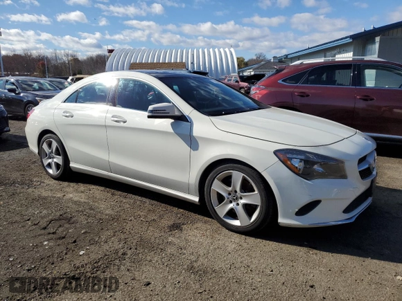 2018 Mercedes-Benz CLA 250 with VIN WDDSJ4GB2JN586277, listed as a Copart auction lot 74450313 with 43,518 mi miles and . Bid and sale history available at DreamBid. Image 4.