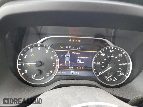 2024 Nissan Titan SV with VIN 1N6AA1EE5RN109336, listed as a Copart auction lot 51189775 with 24,894 mi miles and Salvage title. Bid and sale history available at DreamBid. Image 9.