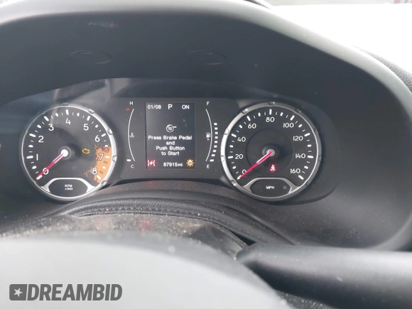 2018 Jeep Renegade Latitude with VIN ZACCJABB6JPJ06962, listed as a IAAI auction lot 41277869 with 87,915 mi miles. Bid and sale history available at carsss.com. Image 7.