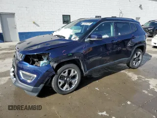2018 Jeep Compass Limited with VIN 3C4NJDCB0JT252181, listed as a Copart auction lot 48084125 with 103,941 mi miles and Salvage Title. Bid and sale history available at carsss.com. Image 1.