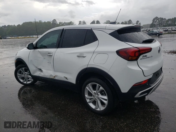 2021 Buick Encore GX Preferred z VIN KL4MMBS24MB081007, wystawiony jako Copart lot #59798375 z przebiegiem 39 882 mil mil oraz Szkoda całkowita • Salvage title. Historia ofert i sprzedaży dostępna na DreamBid. Obrazek 2.