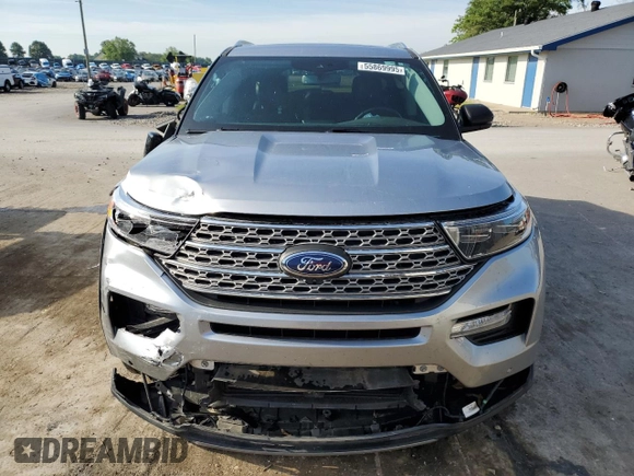 2022 Ford Explorer Limited with VIN 1FMSK8FHXNGA22256, listed as a Copart auction lot 55869995 with 102,919 mi miles and Salvage title. Bid and sale history available at DreamBid. Image 5.