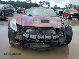 2016 Chevrolet Corvette Z51 3LT z VIN 1G1YM2D72G5115389, wystawiony jako Copart lot #62727045 z przebiegiem 76 872 mil mil oraz Szkoda całkowita • Salvage title. Historia ofert i sprzedaży dostępna na DreamBid. Obrazek 5.