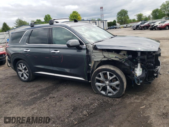 2021 Hyundai Palisade SEL z VIN KM8R3DHEXMU202831, wystawiony jako Copart lot #55502185 z przebiegiem 65 071 mil mil oraz Szkoda całkowita • Salvage title. Historia ofert i sprzedaży dostępna na DreamBid. Obrazek 4.