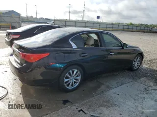 2015 Infiniti Q50 Premium z VIN JN1BV7AR8FM417810, wystawiony jako Copart lot #55492005 z przebiegiem 88 015 mil mil oraz Nie do naprawy • Non repairable. Historia ofert i sprzedaży dostępna na DreamBid. Obrazek 3.