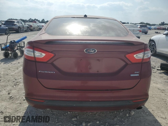 2013 Ford Fusion SE with VIN 3FA6P0HRXDR174596, listed as a Copart auction lot 53533505 with 202,518 mi miles and Clean Title. Bid and sale history available at carsss.com. Image 6.