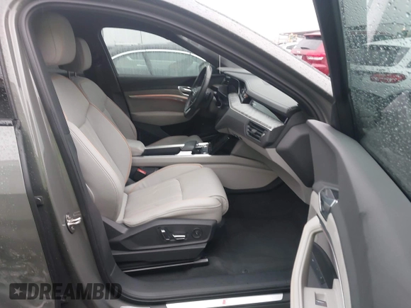 2023 Audi e-tron Chronos with VIN WA1VABGE2PB013244, listed as a IAAI auction lot 41283553 with 28,463 mi miles and . Bid and sale history available at DreamBid. Image 5.
