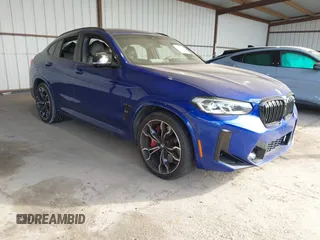 2022 BMW X4 M with VIN 5YM23EC05N9J74682, listed as a IAAI auction lot 41420906 with 46,314 mi miles. Bid and sale history available at carsss.com. Image 1.
