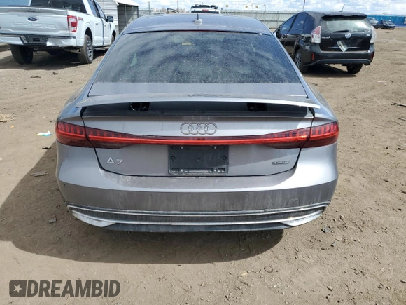 2019 Audi A7 Premium Plus with VIN WAUR2AF28KN129378, listed as a Copart auction lot 46127533 with 31,668 mi miles. Bid and sale history available at carsss.com. Image 6.