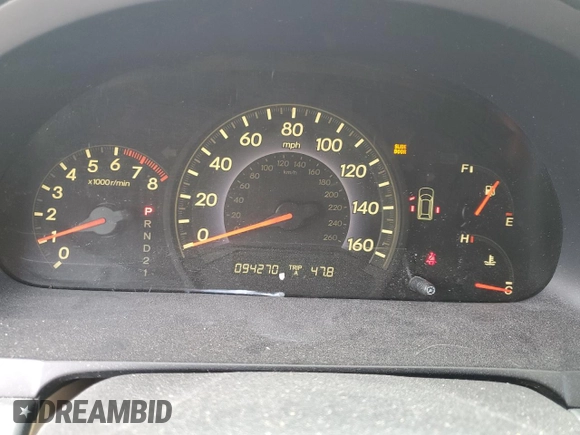 2006 Honda Odyssey EX with VIN 5FNRL38476B459124, listed as a Copart auction lot 76903724 with 94,270 mi miles and Salvage title. Bid and sale history available at DreamBid. Image 9.