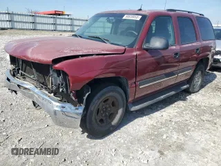 2005 Chevrolet Tahoe LS with VIN 1GNEK13T05J229573, listed as a Copart auction lot 50639955 with 261,524 mi miles and Clean Title. Bid and sale history available at carsss.com. Image 1.