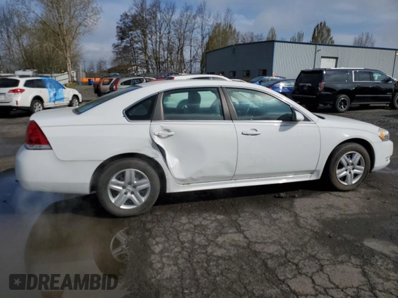 2010 Chevrolet Impala LS with VIN 2G1WA5EK3A1154957, listed as a Copart auction lot 51128715 with 56,486 mi miles and Salvage Title. Bid and sale history available at DreamBid. Image 3.