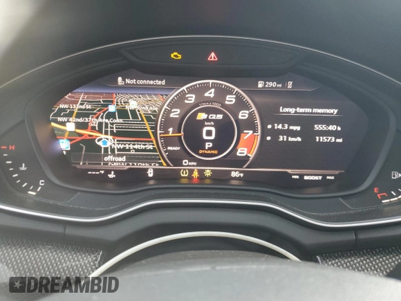 2020 Audi SQ5 Premium Plus with VIN WA1B4AFY7L2045309, listed as a Copart auction lot 73546024 with 11,573 mi miles and Salvage Title. Bid and sale history available at DreamBid. Image 9.
