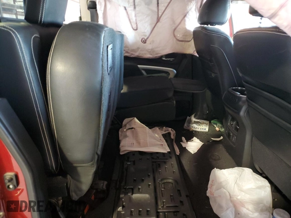 2017 Nissan Titan Platinum Reserve with VIN 1N6AA1E52HN501110, listed as a Copart auction lot 48202935 with 83,674 mi miles and Salvage title. Bid and sale history available at DreamBid. Image 10.