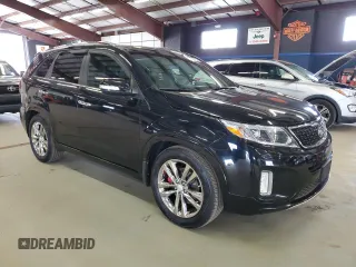 2014 Kia Sorento SX with VIN 5XYKWDA74EG437110, listed as a Copart auction lot 53505365 with 124,552 mi miles and Clean Title. Bid and sale history available at carsss.com. Image 4.