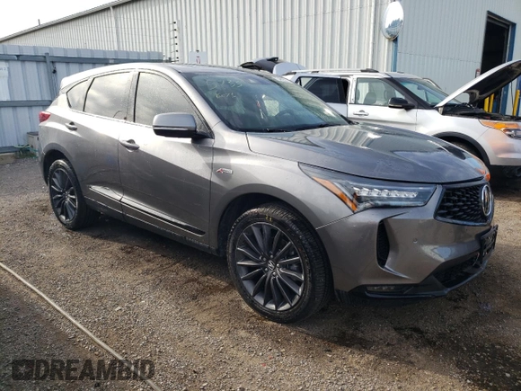 2024 Acura RDX w/A-Spec Advance Package with VIN 5J8TC2H82RL801004, listed as a Copart auction lot 73402314 with 18,216 mi miles and Salvage Title. Bid and sale history available at carsss.com. Image 4.