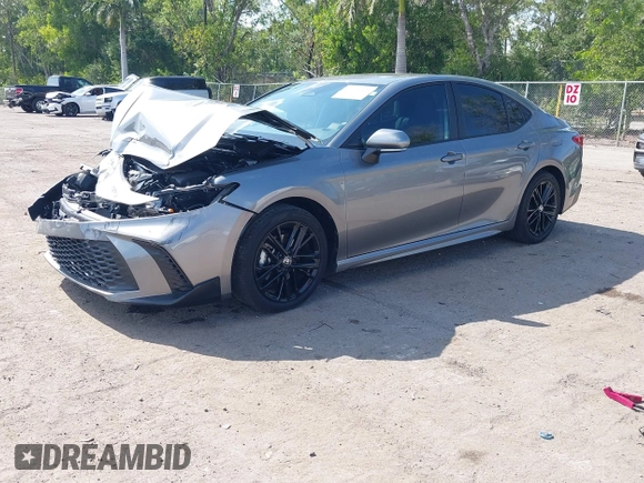 2025 Toyota Camry LE with VIN 4T1DAACK5SU539156, listed as a IAAI auction lot 42054268 with 5,705 mi miles and . Bid and sale history available at DreamBid. Image 2.