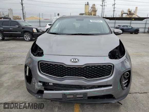 2017 Kia Sportage EX with VIN KNDPN3AC1H7160580, listed as a Copart auction lot 55949545 with 98,870 mi miles and Salvage title. Bid and sale history available at DreamBid. Image 5.