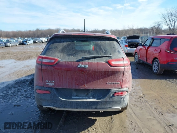 2017 Jeep Cherokee Limited with VIN 1C4PJMDBXHW510900, listed as a IAAI auction lot 41461124 with 173,977 mi miles and . Bid and sale history available at DreamBid. Image 17.