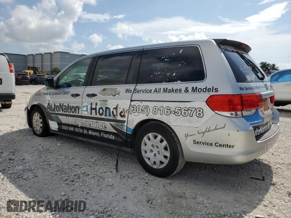 2010 Honda Odyssey LX с VIN 5FNRL3H23AB034216, выставлен на аукционе Copart как лот 58536475 с пробегом 169 920 миль миль и Чистый • Clean title. История ставок и продаж доступна на DreamBid. Изображение 2.