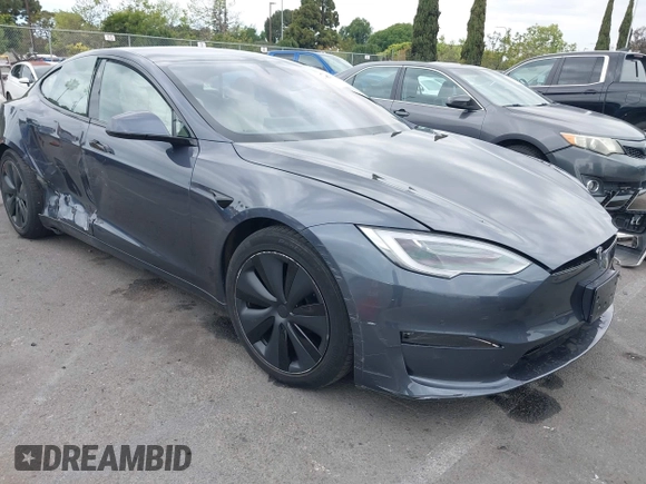 2021 Tesla Model S Long Range с VIN 5YJSA1E57MF441387, выставлен на аукционе IAAI как лот 42034307 с пробегом Не указан миль и . История ставок и продаж доступна на DreamBid. Изображение 1.