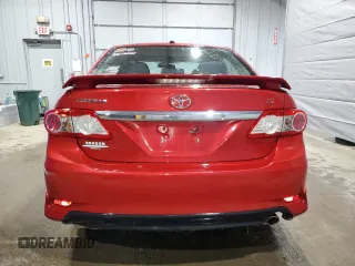 2011 Toyota Corolla L with VIN 2T1BU4EE6BC700798, listed as a Copart auction lot 48127095 with 131,547 mi miles and Salvage Title. Bid and sale history available at carsss.com. Image 6.