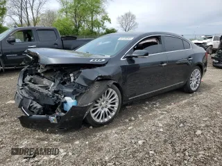 2014 Buick LaCrosse Premium II with VIN 1G4GF5G35EF110889, listed as a Copart auction lot 55139265 with 110,806 mi miles and Salvage title. Bid and sale history available at DreamBid. Image 1.