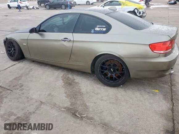 2007 BMW 3 Series 335i with VIN WBAWB73537P155113, listed as a Copart auction lot 54203555 with Not provided miles and Salvage title. Bid and sale history available at DreamBid. Image 2.