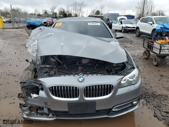 2014 BMW 5 Series 528i xDrive with VIN WBA5A7C57ED613586, listed as a Copart auction lot 51403475 with 95,709 mi miles and Salvage Title. Bid and sale history available at carsss.com. Image 5.