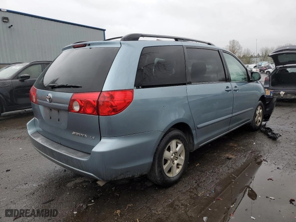 2006 Toyota Sienna CE with VIN 5TDZA23C56S467538, listed as a Copart auction lot 50076895 with 246,585 mi miles and Salvage Title. Bid and sale history available at carsss.com. Image 3.