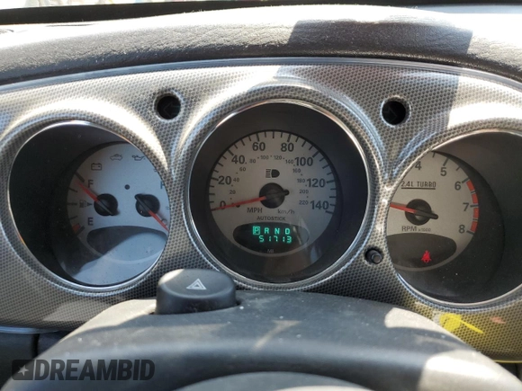 2004 Chrysler PT Cruiser GT z VIN 3C8FY78G84T365076, wystawiony jako Copart lot #46735225 z przebiegiem 51 713 mil mil oraz Szkoda całkowita • Salvage title. Historia ofert i sprzedaży dostępna na DreamBid. Obrazek 9.