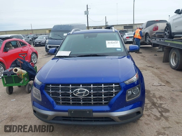 2021 Hyundai Venue Denim with VIN KMHRC8A35MU103768, listed as a IAAI auction lot 41363547 with 66,618 mi miles and . Bid and sale history available at DreamBid. Image 13.