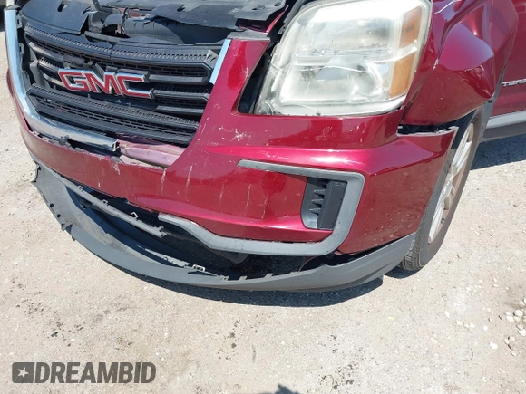 2016 GMC Terrain SLE with VIN 2GKALMEKXG6246461, listed as a IAAI auction lot 42003819 with 107,582 mi miles. Bid and sale history available at carsss.com. Image 6.