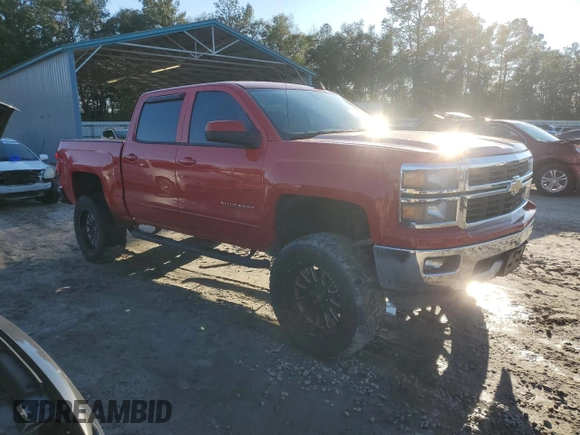 2015 Chevrolet Silverado 1500 LT with VIN 3GCUKREC9FG115929, listed as a Copart auction lot 46084825 with 126,478 mi miles and Salvage Title. Bid and sale history available at DreamBid. Image 4.