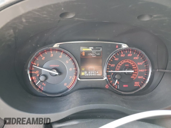 2017 Subaru WRX Premium с VIN JF1VA1E63H9835335, выставлен на аукционе Copart как лот 56746305 с пробегом 83 940 миль миль и Списание • Salvage title. История ставок и продаж доступна на DreamBid. Изображение 9.
