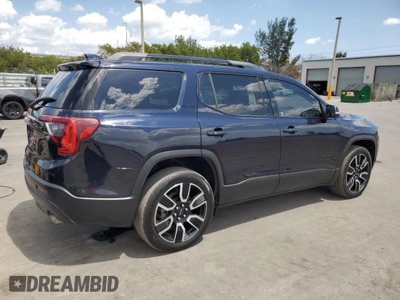 2021 GMC Acadia SLE with VIN 1GKKNKLA2MZ139157, listed as a Copart auction lot 53075385 with 73,025 mi miles and Clean Title. Bid and sale history available at carsss.com. Image 3.