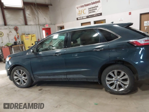 2019 Ford Edge Titanium with VIN 2FMPK4K93KBB01364, listed as a IAAI auction lot 41286263 with 134,588 mi miles. Bid and sale history available at carsss.com. Image 14.