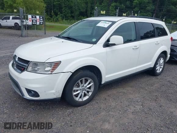 2015 Dodge Journey SXT z VIN 3C4PDCBG3FT561089, wystawiony jako IAAI lot #42634049 z przebiegiem 108 035 mil mil oraz . Historia ofert i sprzedaży dostępna na DreamBid. Obrazek 2.