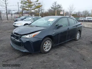 2022 Toyota Prius L Eco with VIN JTDKAMFUXN3174204, listed as a IAAI auction lot 41747089 with 79,531 mi miles. Bid and sale history available at carsss.com. Image 2.