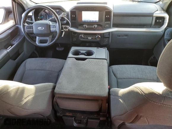 2021 Ford F-150 XL with VIN 1FTEW1CP8MFD11312, listed as a Copart auction lot 88754605 with 142,224 mi miles and Salvage title. Bid and sale history available at DreamBid. Image 8.