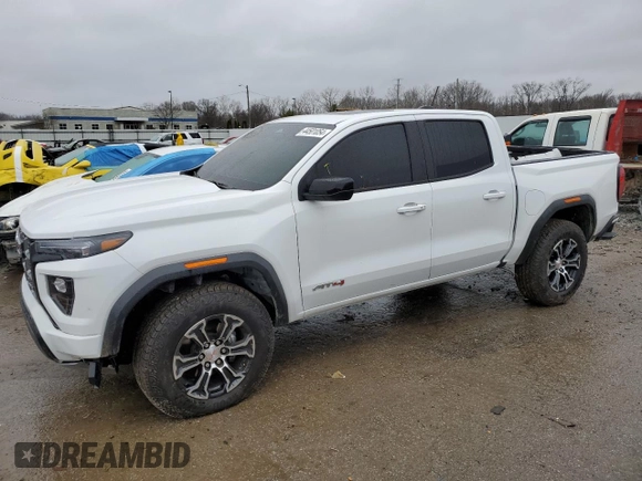 2023 GMC Canyon 4WD AT4 with VIN 1GTP6DEK3P1184837, listed as a Copart auction lot 44501054 with 2,236 mi miles and Non Repairable. Bid and sale history available at carsss.com. Image 1.