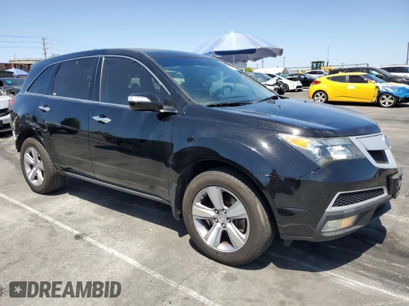 2012 Acura MDX with VIN 2HNYD2H2XCH541172, listed as a Copart auction lot 57385275 with 152,437 mi miles and Salvage title. Bid and sale history available at DreamBid. Image 4.