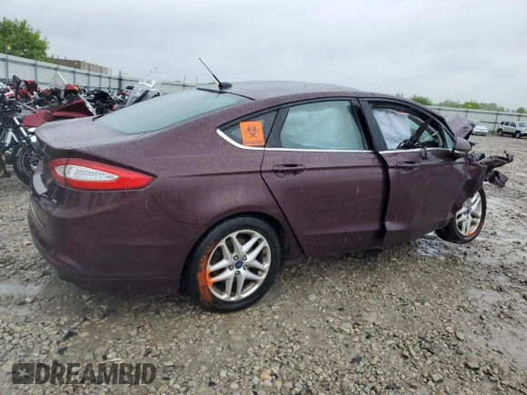 2013 Ford Fusion SE with VIN 3FA6P0H72DR342388, listed as a Copart auction lot 67256274 with 0 mi miles and Clean Title. Bid and sale history available at carsss.com. Image 3.