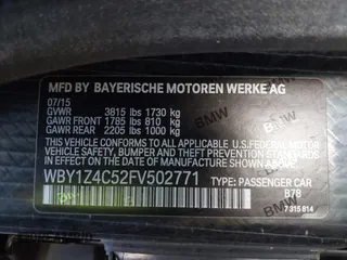 2015 BMW i3 z VIN WBY1Z4C52FV502771, wystawiony jako IAAI lot #42174110 z przebiegiem 131 737 mil mil oraz . Historia ofert i sprzedaży dostępna na DreamBid. Obrazek 9.