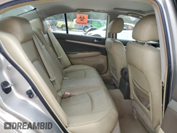 2008 Infiniti G35 Journey with VIN JNKBV61E28M212294, listed as a Copart auction lot 43658925 with 203,294 mi miles and Salvage Title. Bid and sale history available at DreamBid. Image 10.