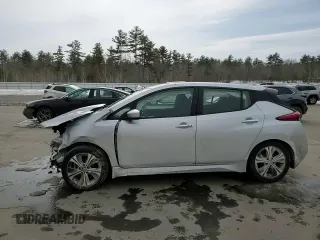 2022 Nissan LEAF SV with VIN 1N4AZ1CV1NC557535, listed as a Copart auction lot 47705095 with 64,397 mi miles and Salvage Title. Bid and sale history available at DreamBid. Image 10.