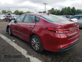 2018 Kia Optima LX with VIN 5XXGT4L34JG233981, listed as a Copart auction lot 62934255 with 105,642 mi miles and Salvage title. Bid and sale history available at DreamBid. Image 2.