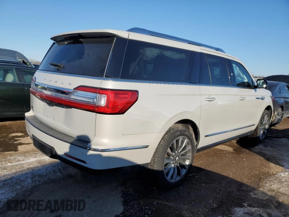 2020 Lincoln Navigator Reserve z VIN 5LMJJ3LT2LEL10059, wystawiony jako Copart lot #46215085 z przebiegiem 78 240 mil mil oraz Szkoda całkowita • Salvage title. Historia ofert i sprzedaży dostępna na DreamBid. Obrazek 3.