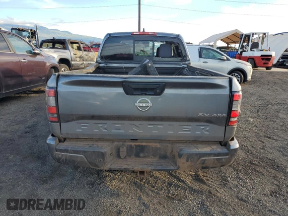 2022 Nissan Frontier SV with VIN 1N6ED1FK0NN680417, listed as a Copart auction lot 82846834 with 0 mi miles and Non Repairable. Bid and sale history available at carsss.com. Image 6.